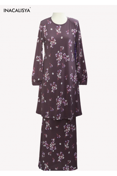 Zahra Kurung Ekslusif  Mosscrepe  Premium  - ZHK 4944